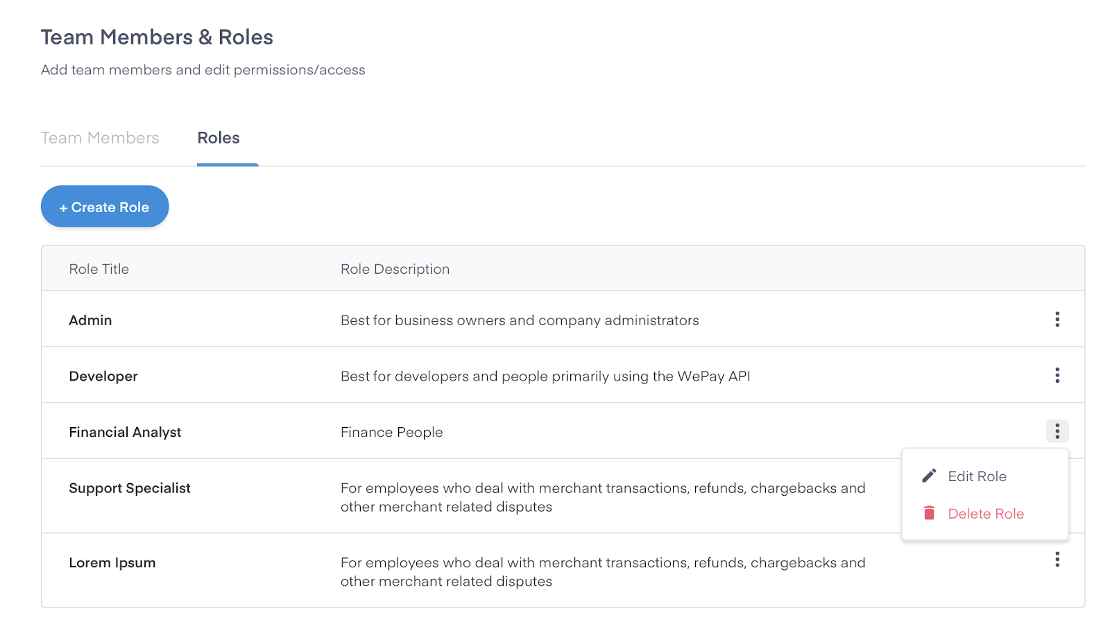 How to create a new role with customized permissions that you can assign to new users you invite to the Partner Center